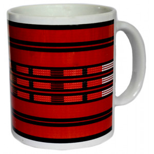 Konyak Naga men motif design printed mug